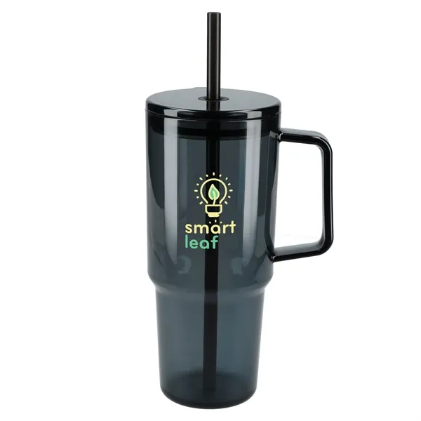 Black (Bk) color option for Lucien Recycled Acrylic Travel Mug 40oz
