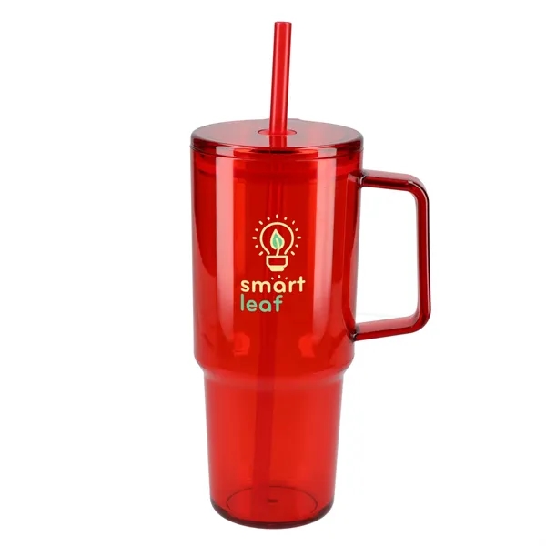 Red (Rd) color option for Lucien Recycled Acrylic Travel Mug 40oz