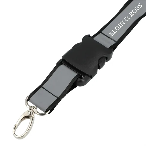 Main photo of Recycled Polyester Reflective Lanyard