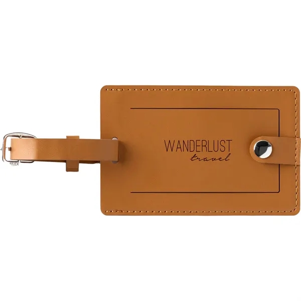 Brown (Br) color option for Pineapple Leather Luggage Tag