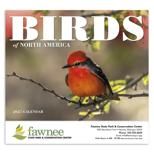 Main photo of Birds Of North America Stapled Calendar