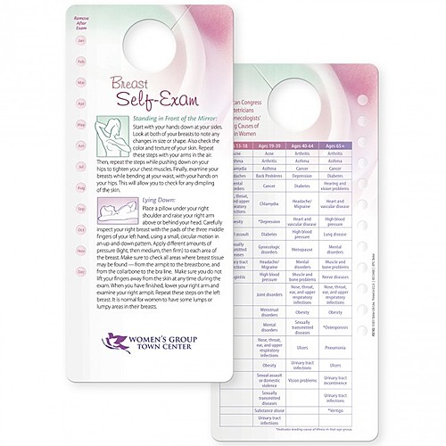 Photo of Breast Self Exam And Health Chart
