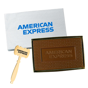 Photo of 8 Oz. Cutout Shape Custom Logo Molded Chocolate