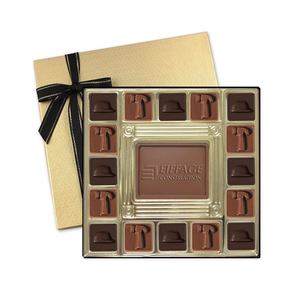 Photo of Custom Molded Chocolate Squares Gift Box