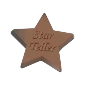 Photo of Cello Sealed 2 1/2 Oz. Star Shaped Chocolate