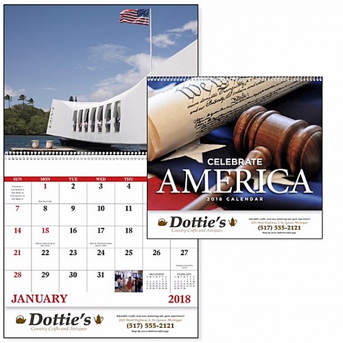 Photo of Celebrate America Spiral Calendar