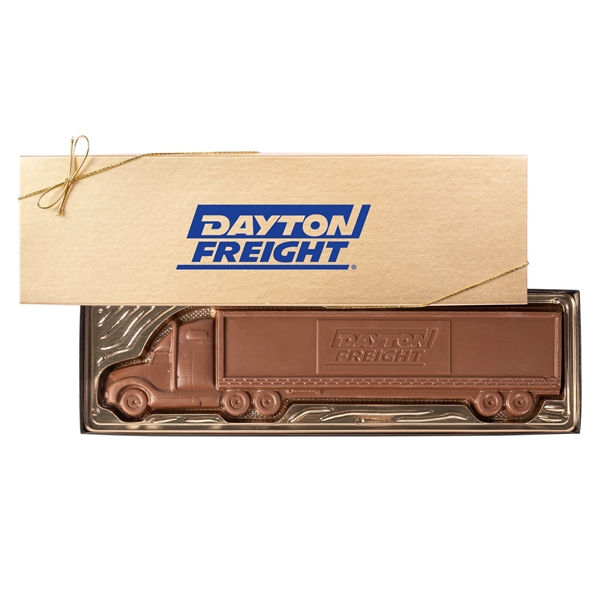 Brown color option for Molded Chocolate Tractor Trailer