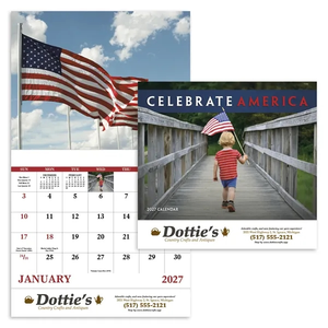 Photo of Celebrate America Stapled Calendar