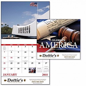 Photo of Celebrate America Stapled Calendar
