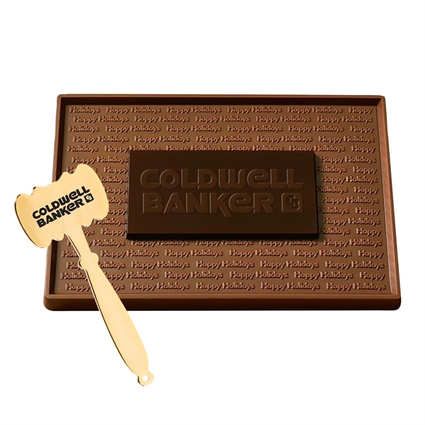 Silver color option for Custom Two Tone Chocolate Bar