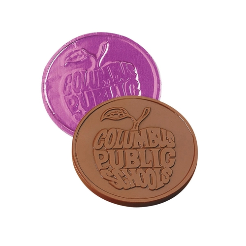 Main photo of Wrapped Custom Chocolate Shape 1 Oz