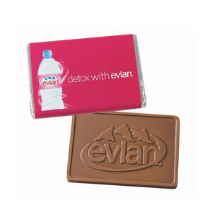 Photo of Custom Molded 1 Oz Chocolate Wrapper Bar