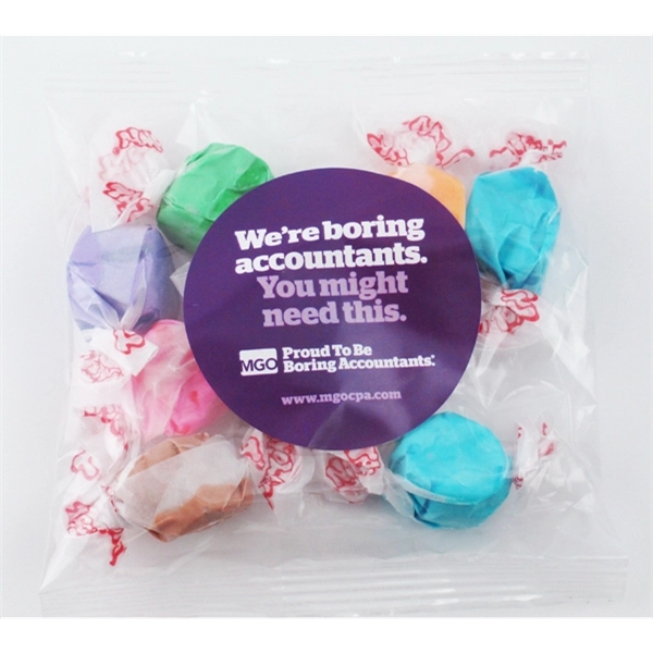 Clear color option for 2oz. Salt Water Taffy Handfuls