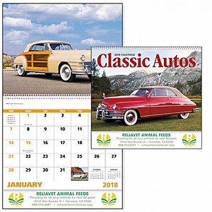 Photo of Classic Autos Spiral Calendar