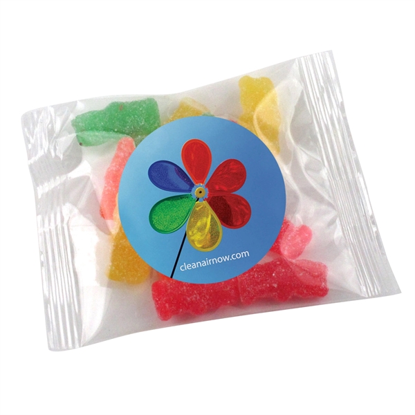 Clear color option for 1oz. Sour Kids Goody Bag