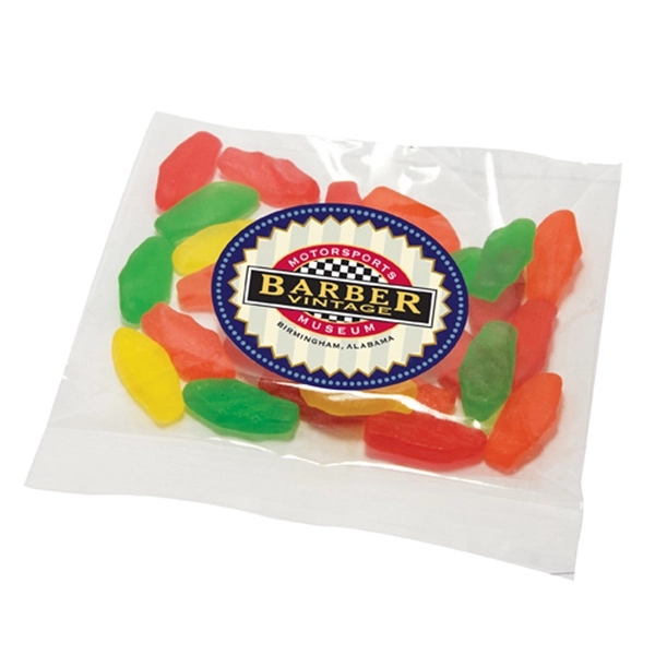 Clear color option for 1oz. Assorted Fish Goody Bag