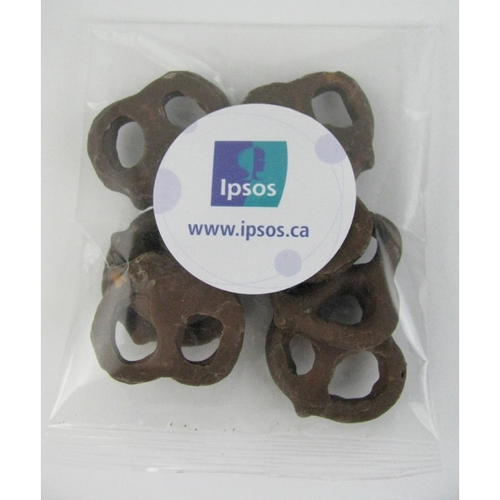 Main photo of 1oz. Milk Chocolate Mini Pretzels Goody Bag