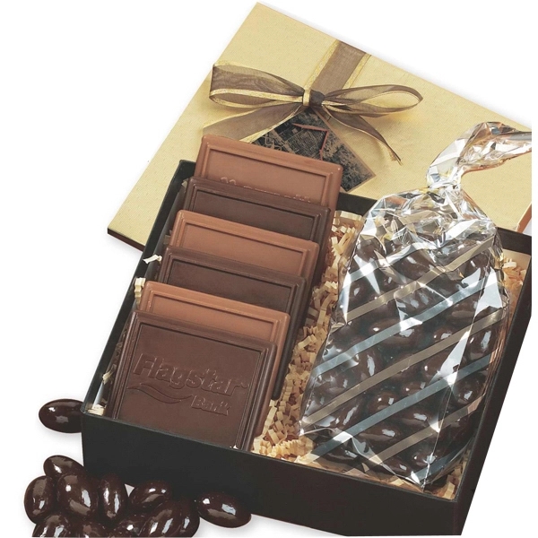Gold color option for Six Custom Molded Cookie And Confection Gift Box