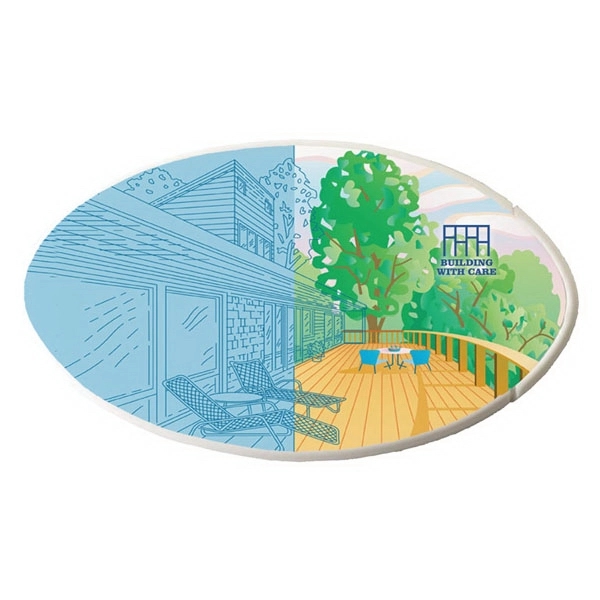 White color option for Oval Mint Card With Micro Mints®