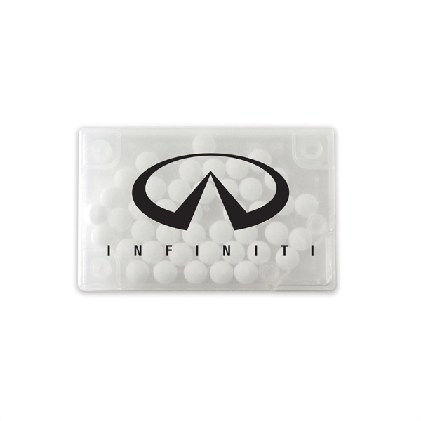 Clear color option for Rectangular Mint Card With Micro Mints®