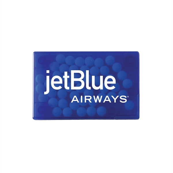 Translucent Blue color option for Rectangular Mint Card With Micro Mints®