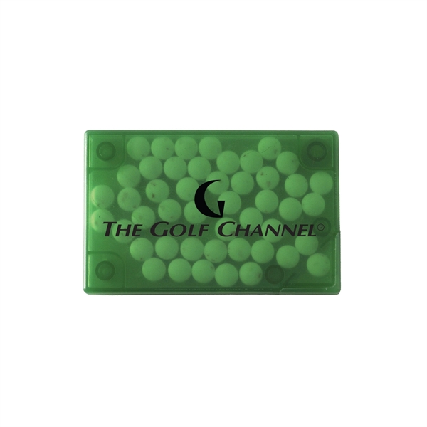 Translucent Green color option for Rectangular Mint Card With Micro Mints®