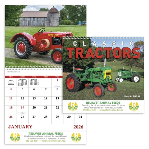 Main photo of Classic Tractor Spiral Calendar