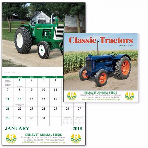 Photo of Classic Tractor Stapled Calendar