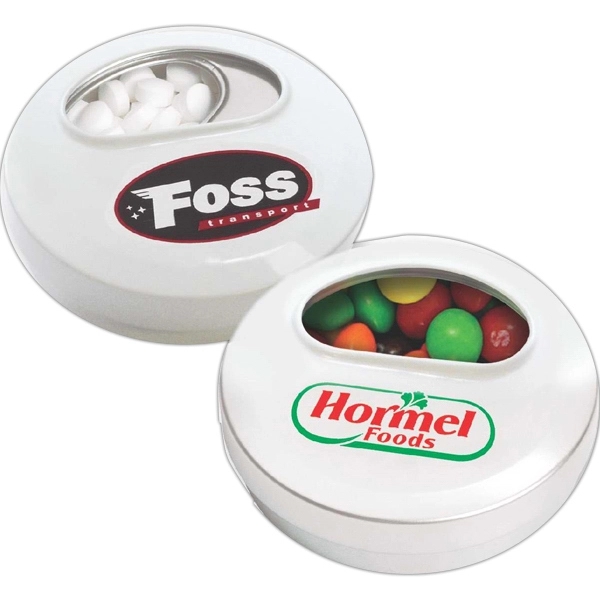 White color option for Cyclone Tin Filled With Skittles®