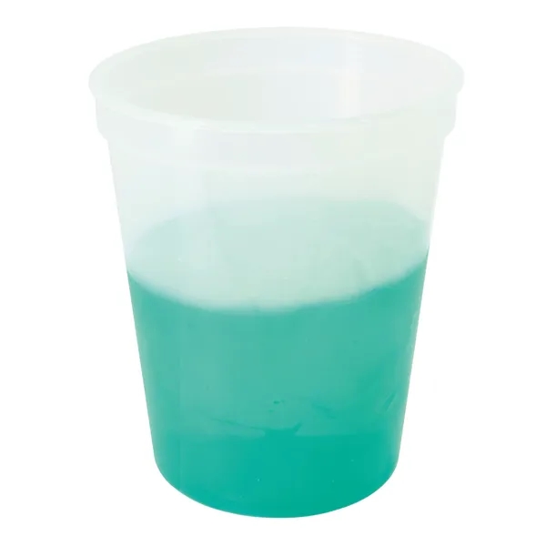 Clear(Green) color option for Color Changing Stadium Cup 16 Oz