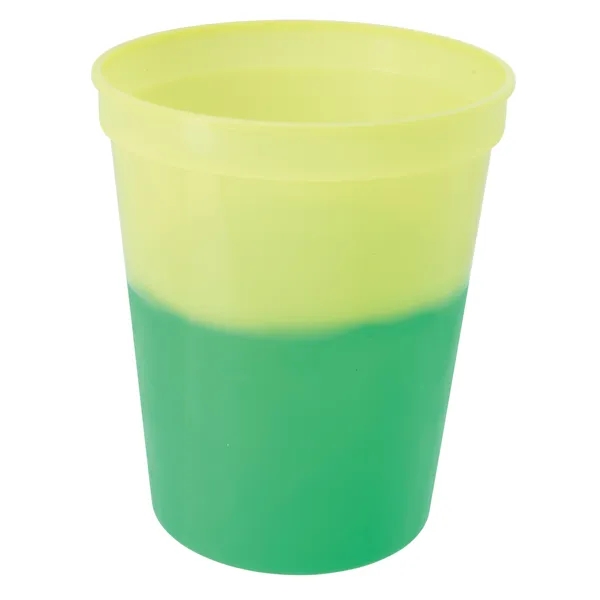 Yellow(Green) color option for Color Changing Stadium Cup 16 Oz