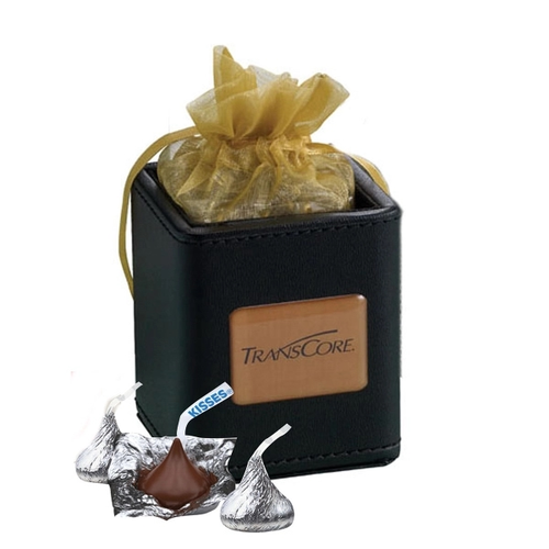 Main photo of X Cube Pen Holder Filled With Foil Wrapped Chocolate