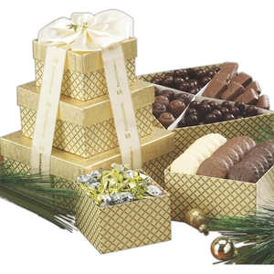 Photo of Chocolate Lovers Gift Tower W Assorted Chocolates And Nuts
