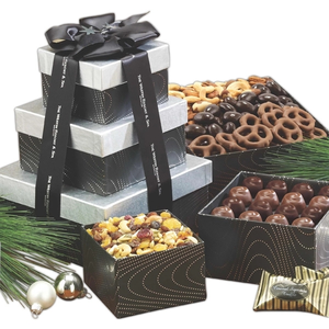 Photo of Snack N' Share Chocolate And Confections Gift Tower