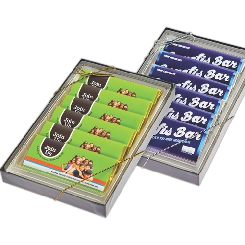 Photo of Six 1 3/4 Oz. Wrapper Bar Gift Boxes