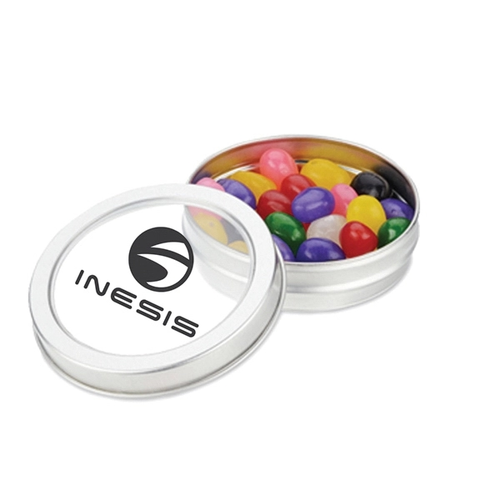 Main photo of Top View Tin With Assorted Jelly Beans