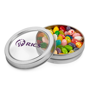 Photo of Top View Tins With Jelly Belly® Jelly Beans