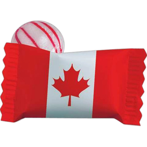 Main photo of Individual Canadian Peppermint Stock Wrapped Candy