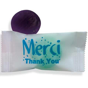 Photo of Stock Wrapped Individual "Merci" Candy