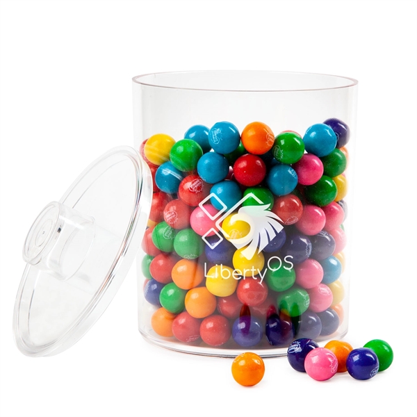 Clear color option for Acrylic Cylinder With Gum Balls