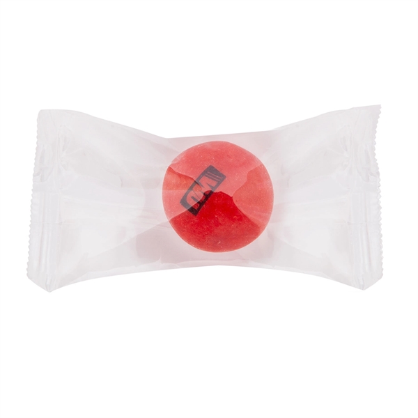 Cherry color option for Imprinted Large Gumballs Cello Wrapped