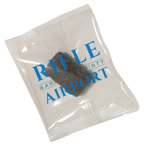 White-Clear color option for 1/2oz. English Butter Toffee Snack Pack