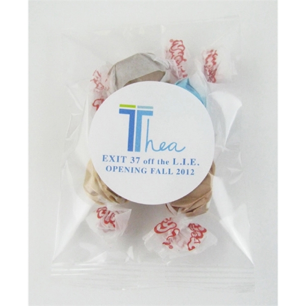 Clear color option for 1oz. Salt Water Taffy Goody Bag
