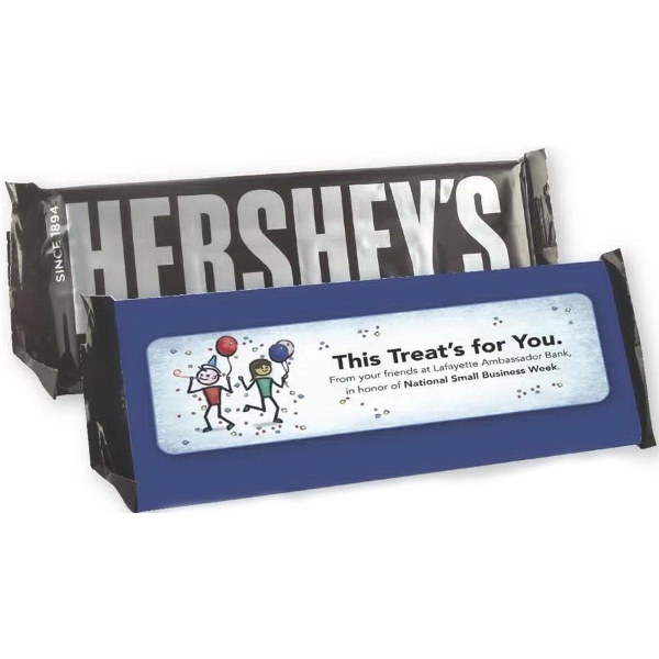 Custom color option for Overwrapped Hershey® Candy Bar