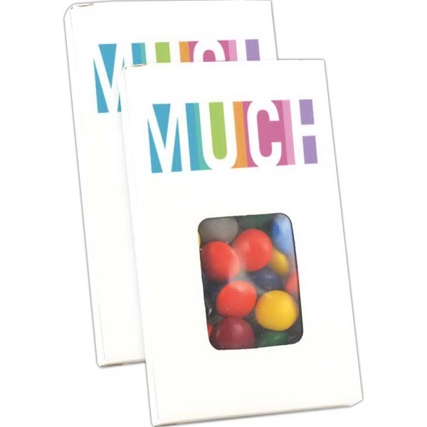 Custom color option for Small Window Box With Chocolate Buttons  Imprinted