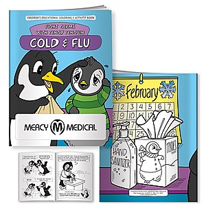 Photo of Coloring Book: Cold Flu Fight Germs With Pengy