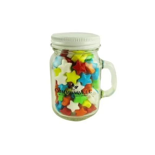 Main photo of Glass Mini Mason Jar With Starzmania