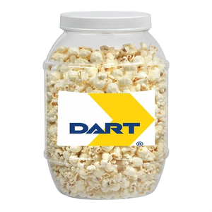 Photo of Large Plastic Jar With Butter Popcorn