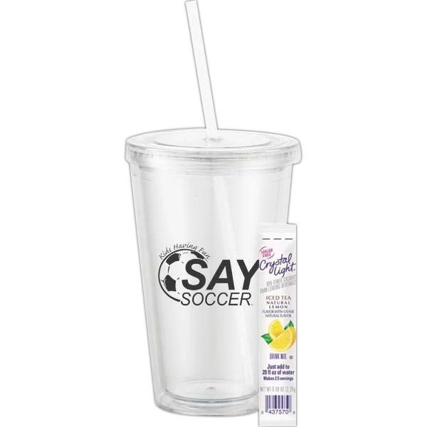 Clear color option for Iced Tea Tumbler