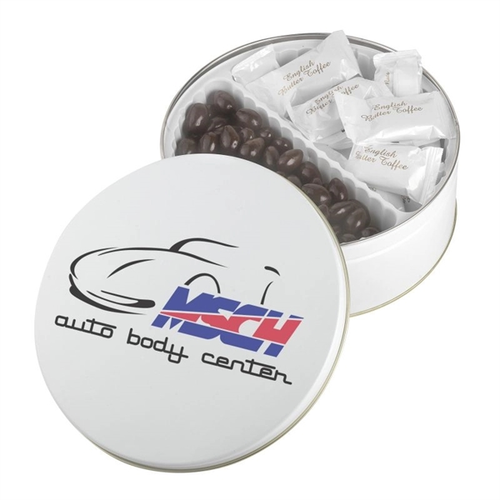 Main photo of Warm Wishes Tins   English Butter Toffee & Dark Choc Almonds